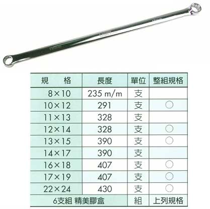 中壢五金,桃園五金,五金批發,五金行,手工具類,超長型梅花扳手