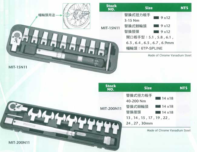 中壢五金,桃園五金,五金批發,五金行,量測工具,替換式扭力板手組