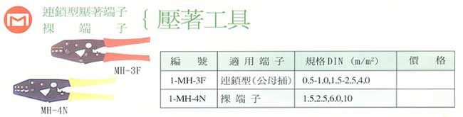 中壢五金,桃園五金,五金批發,五金行,手工具類,連鎖型壓著/裸端子