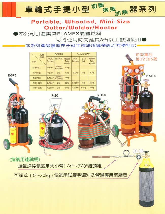 中壢五金,桃園五金,五金批發,五金行,電焊材料,車輪式手提小型切斷/熔接/加熱器