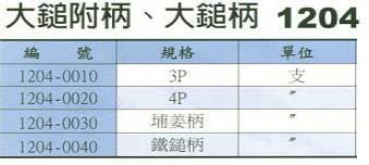 中壢五金,桃園五金,五金批發,五金行,手工具類,大鎚附柄/大鎚柄