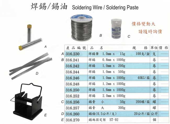 中壢五金,桃園五金,五金批發,五金行,電焊材料,焊錫/錫油