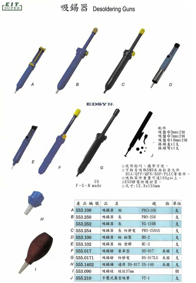 中壢五金,桃園五金,五金批發,五金行,電焊材料,吸錫器