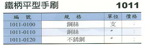 中壢五金,桃園五金,五金批發,五金行,研磨材料類,鐵柄平行手刷