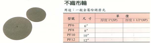 中壢五金,桃園五金,五金批發,五金行,研磨材料類,不織布輪