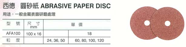 中壢五金,桃園五金,五金批發,五金行,研磨材料類,西德 圓砂紙