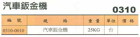 中壢五金,桃園五金,五金批發,五金行,汽車修護與汽修工具,汽車鈑金機