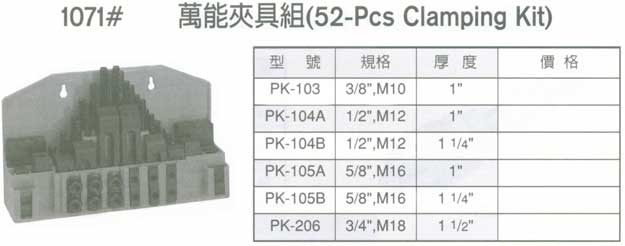 中壢五金,桃園五金,五金批發,五金行,切削工具類,萬能夾具組