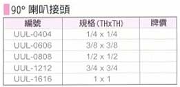 中壢五金,桃園五金,五金批發,五金行,氣動油壓工具類,90° 喇叭接頭