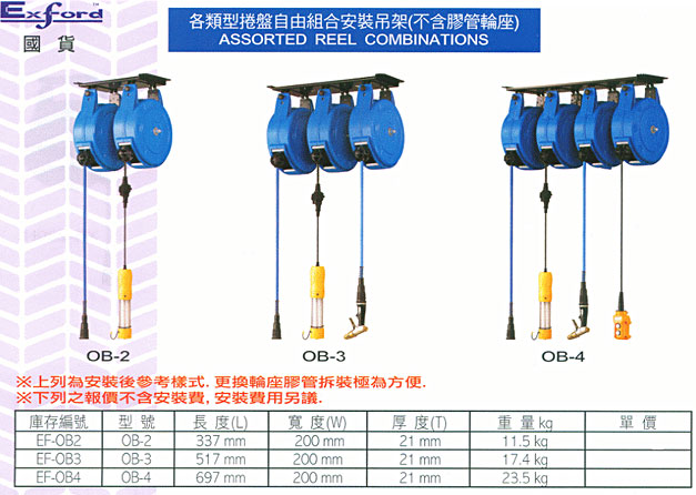 中壢五金,桃園五金,五金批發,五金行,汽車修護與汽修工具,各類型捲盤自由組合安裝吊架