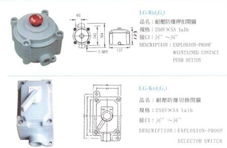 中壢五金,桃園五金,五金批發,五金行,防爆材料,耐壓防爆壓扣開關