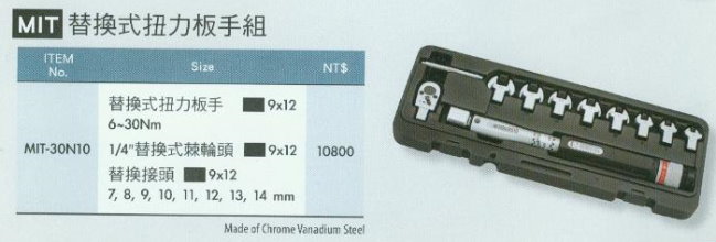 中壢五金,桃園五金,五金批發,五金行,量測工具,替換式扭力扳手組