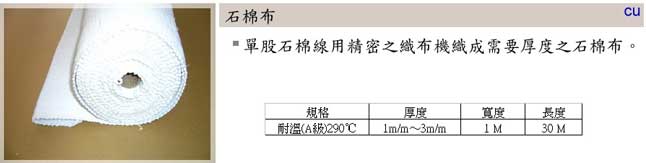 石棉布