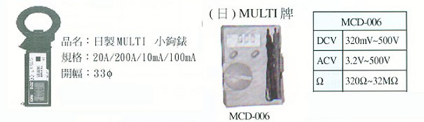 中壢五金,桃園五金,五金批發,五金行,水電材料,數字電錶/鉤表