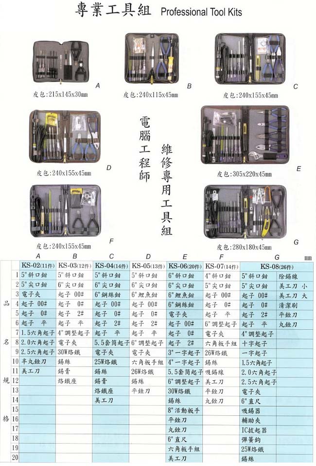 專業工具組(電腦工程師專用)