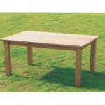 室內休閒桌椅組─柞木實木桌