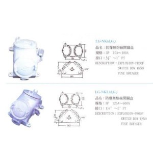 防爆無熔絲開關盒